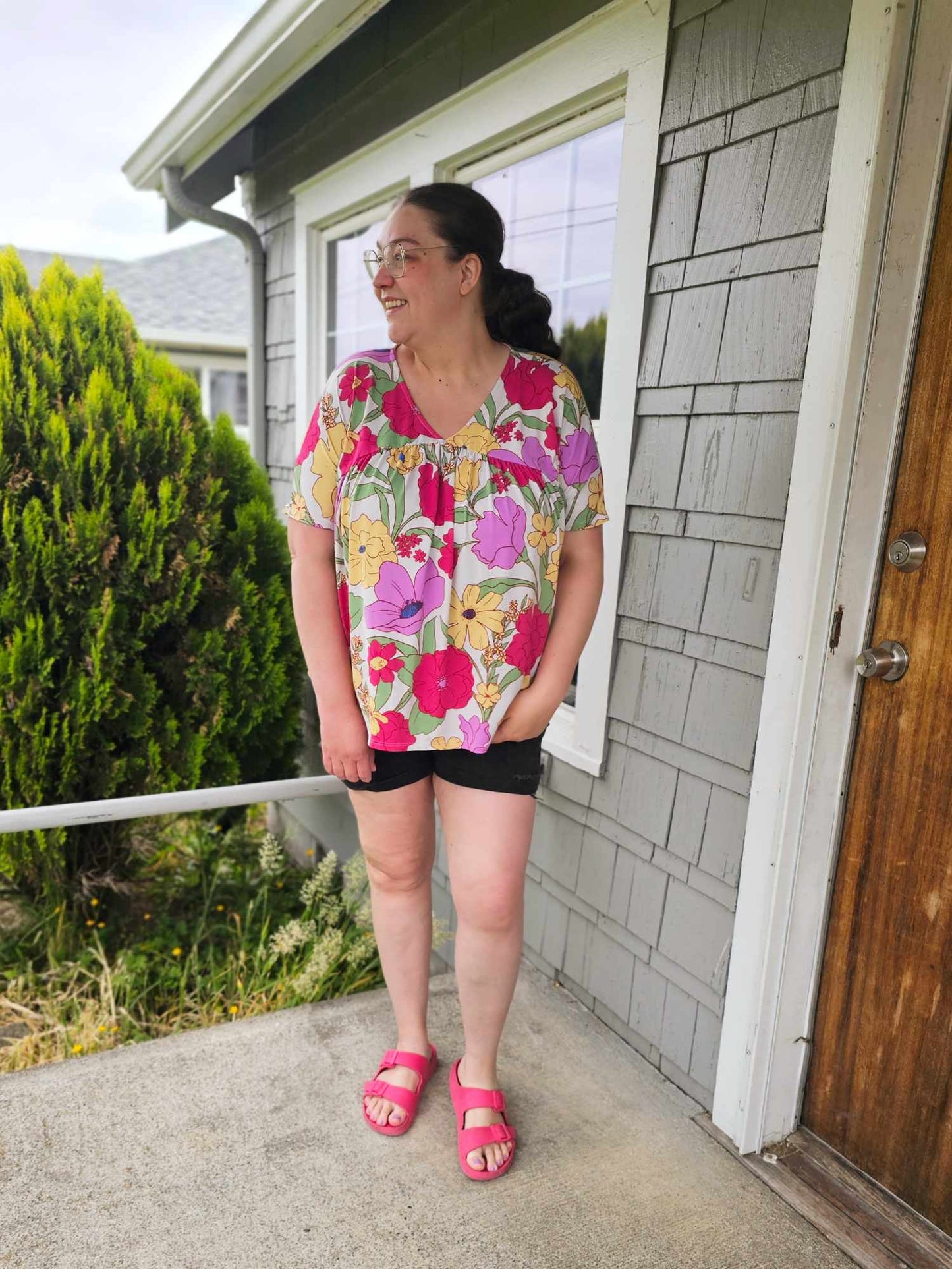 Do It Anyways Floral Top