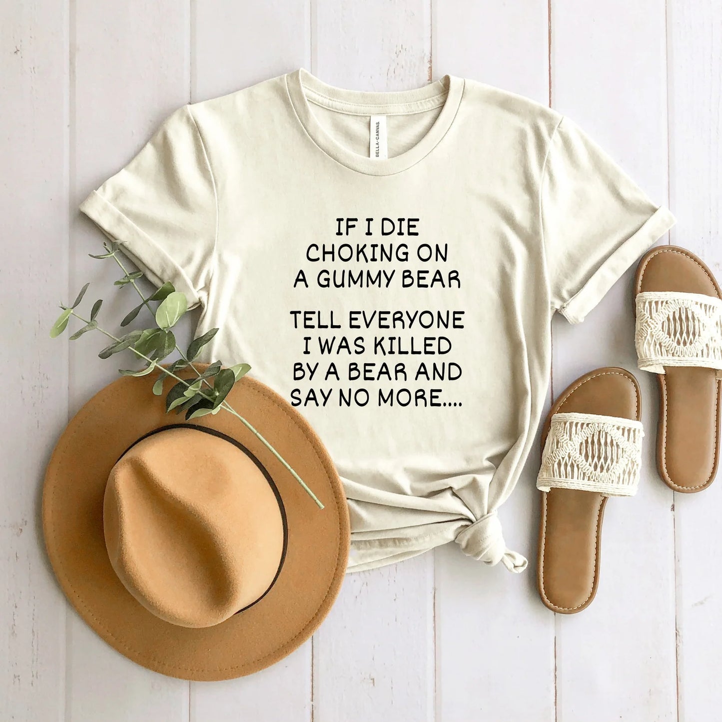 Killed By A Bear Graphic Tee
