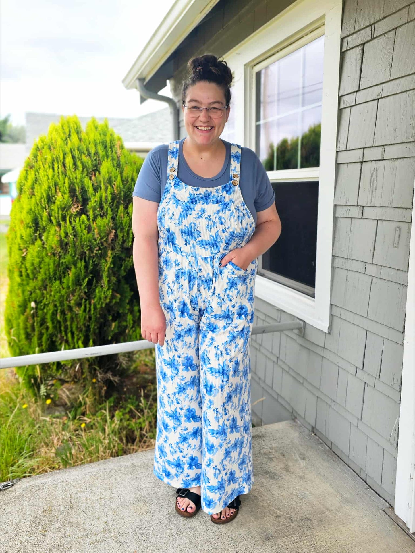 Cassidy Floral Boho Overalls