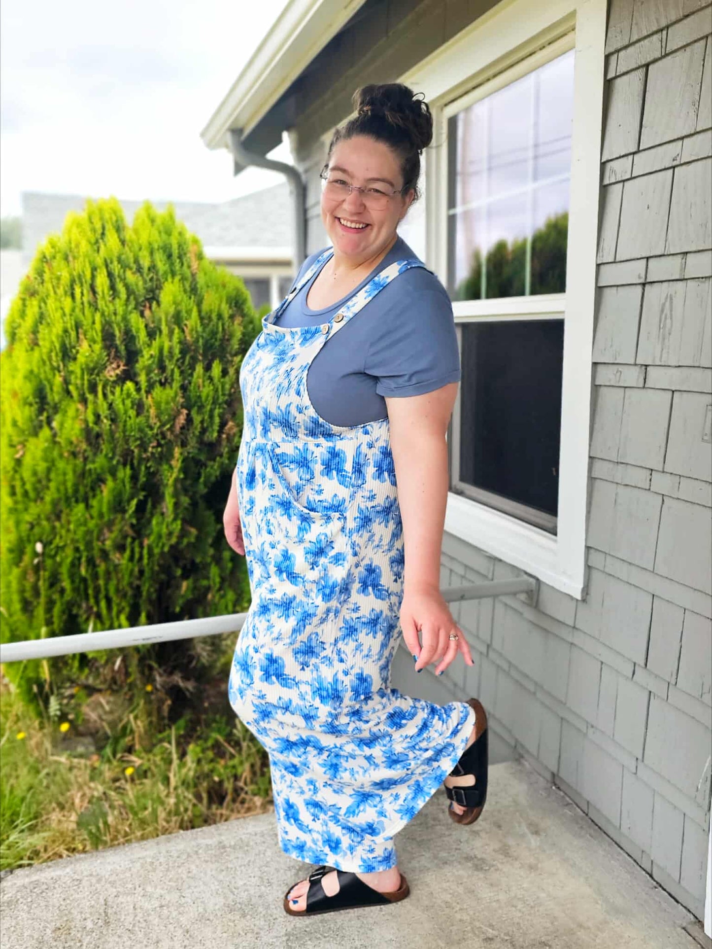 Cassidy Floral Boho Overalls