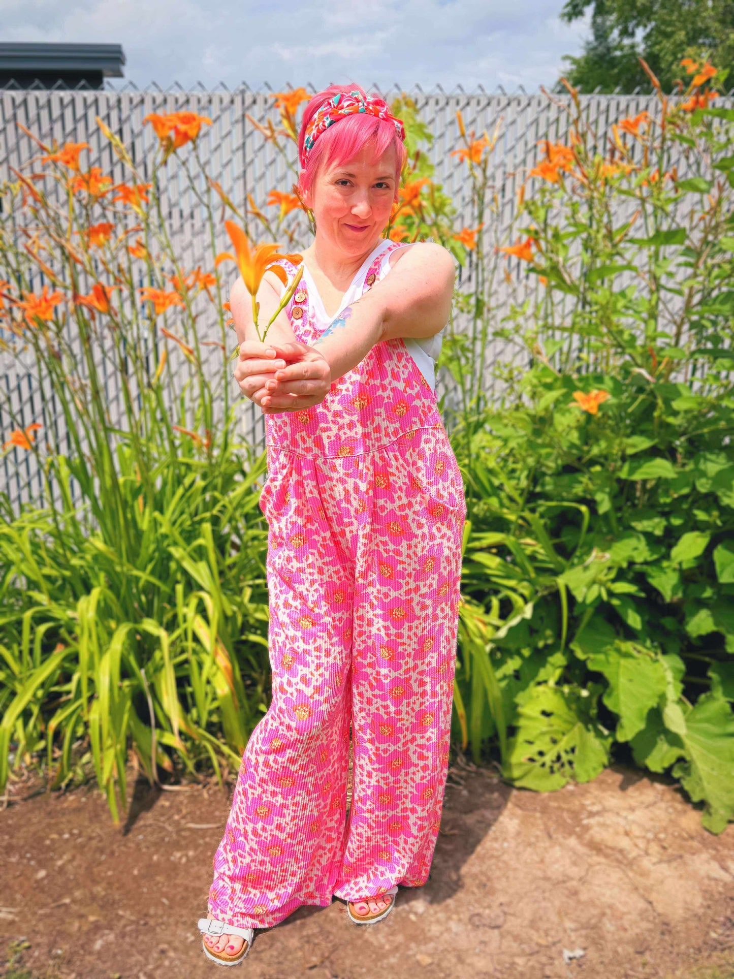 Cassidy Floral Boho Overalls