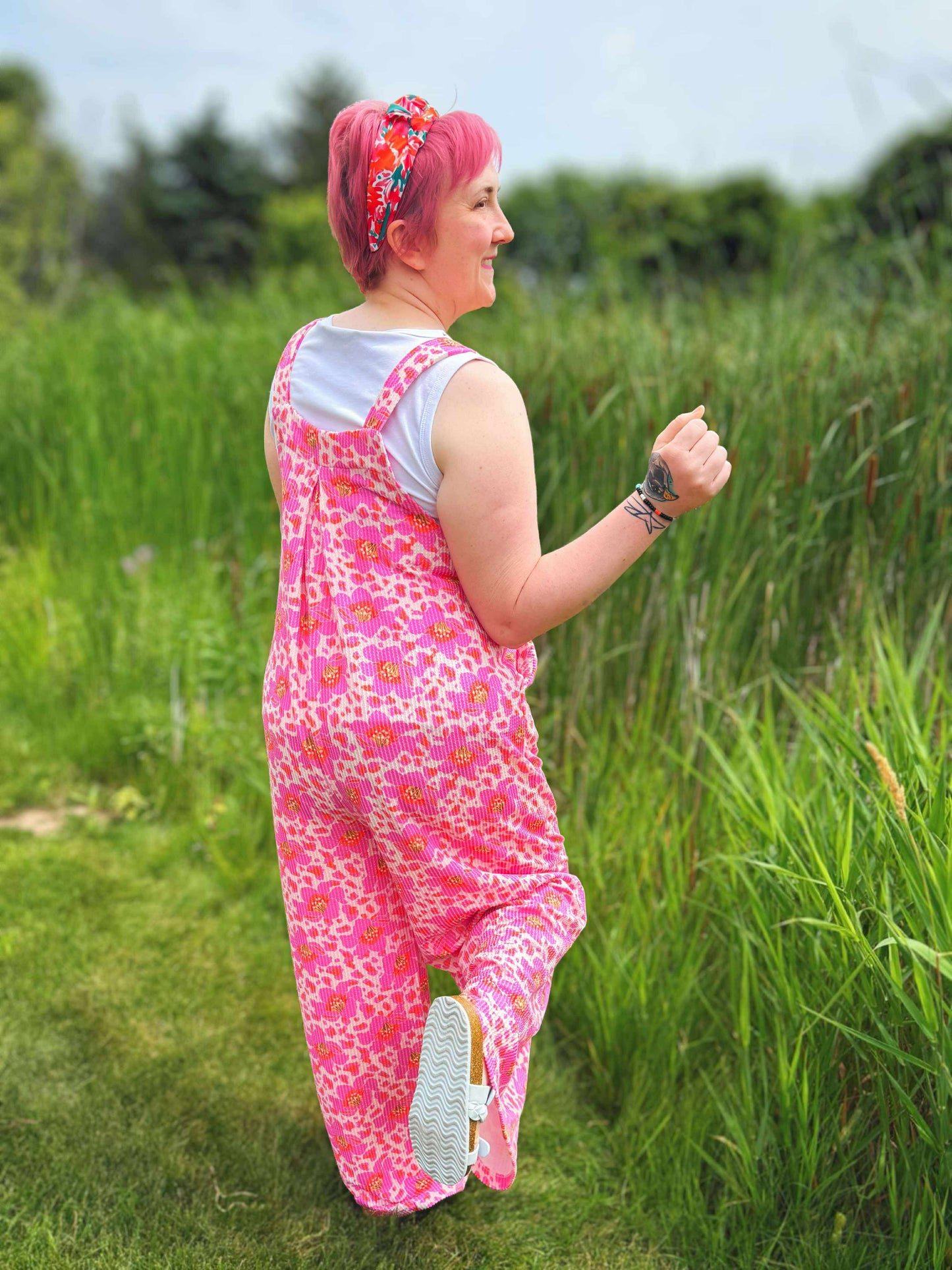 Cassidy Floral Boho Overalls