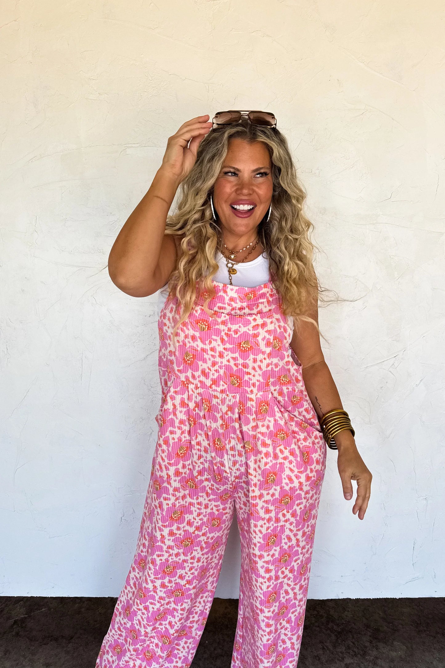 Cassidy Floral Boho Overalls