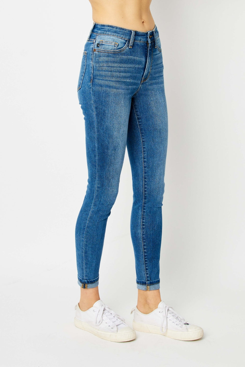 Christi Cuffed Hem Skinny Jeans