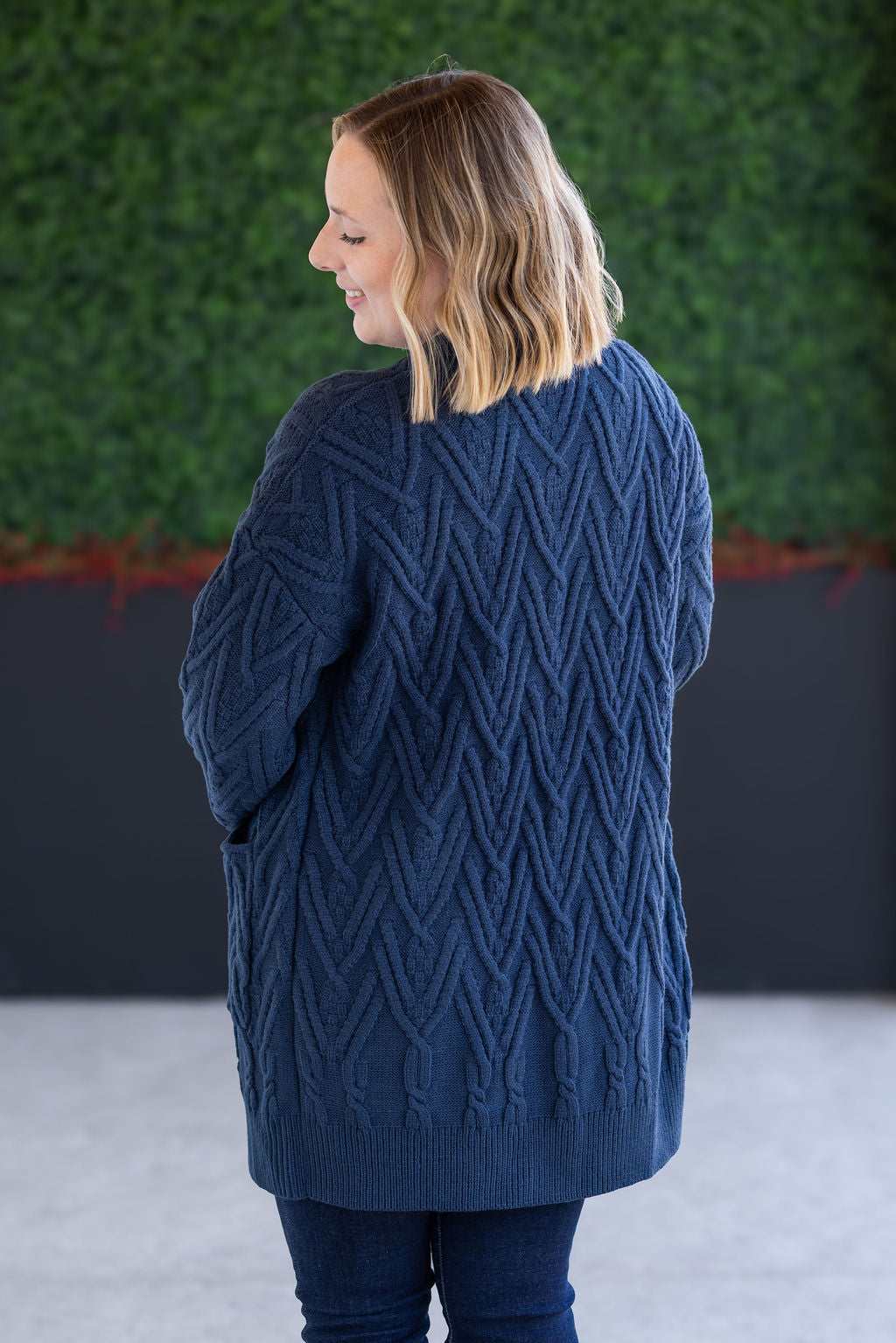 Michelle Mae Brooks Button Sweater Cardigan - Navy