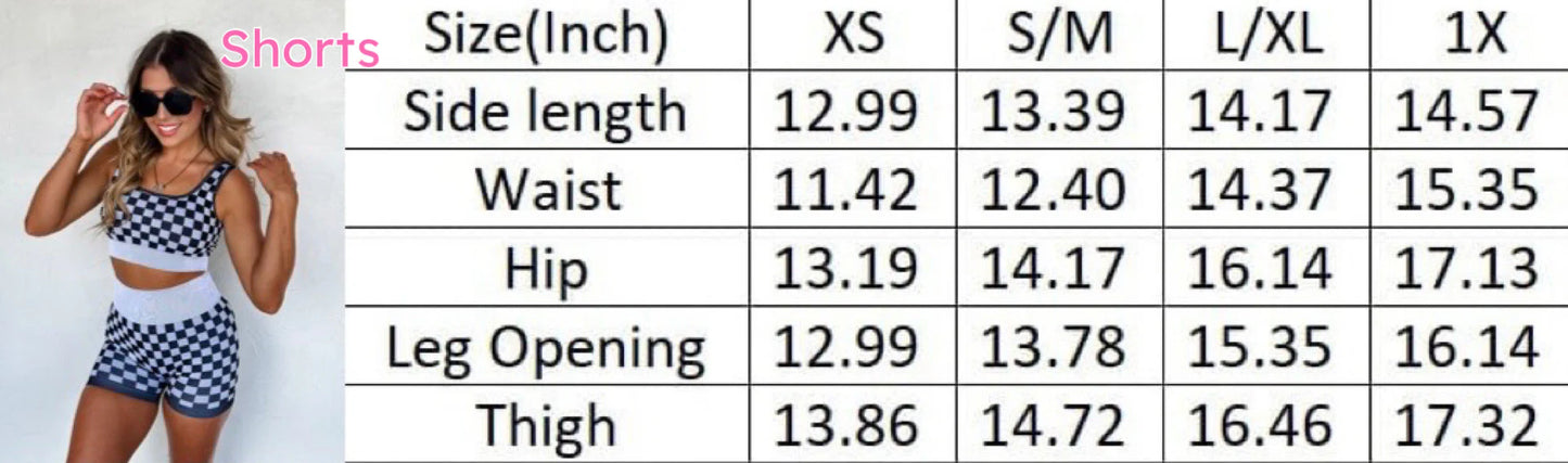 BRA & BIKER SHORT SET