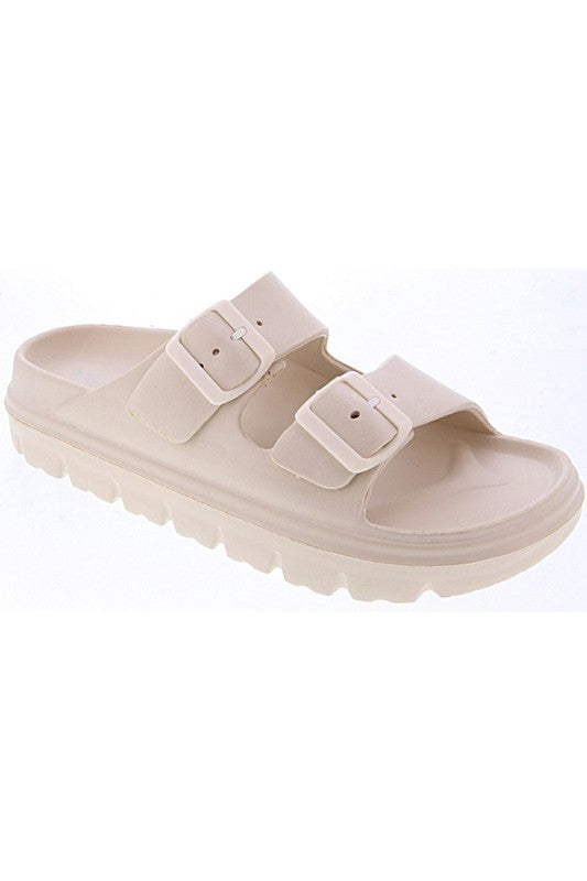 Taste The Rainbow Buckle Sandals