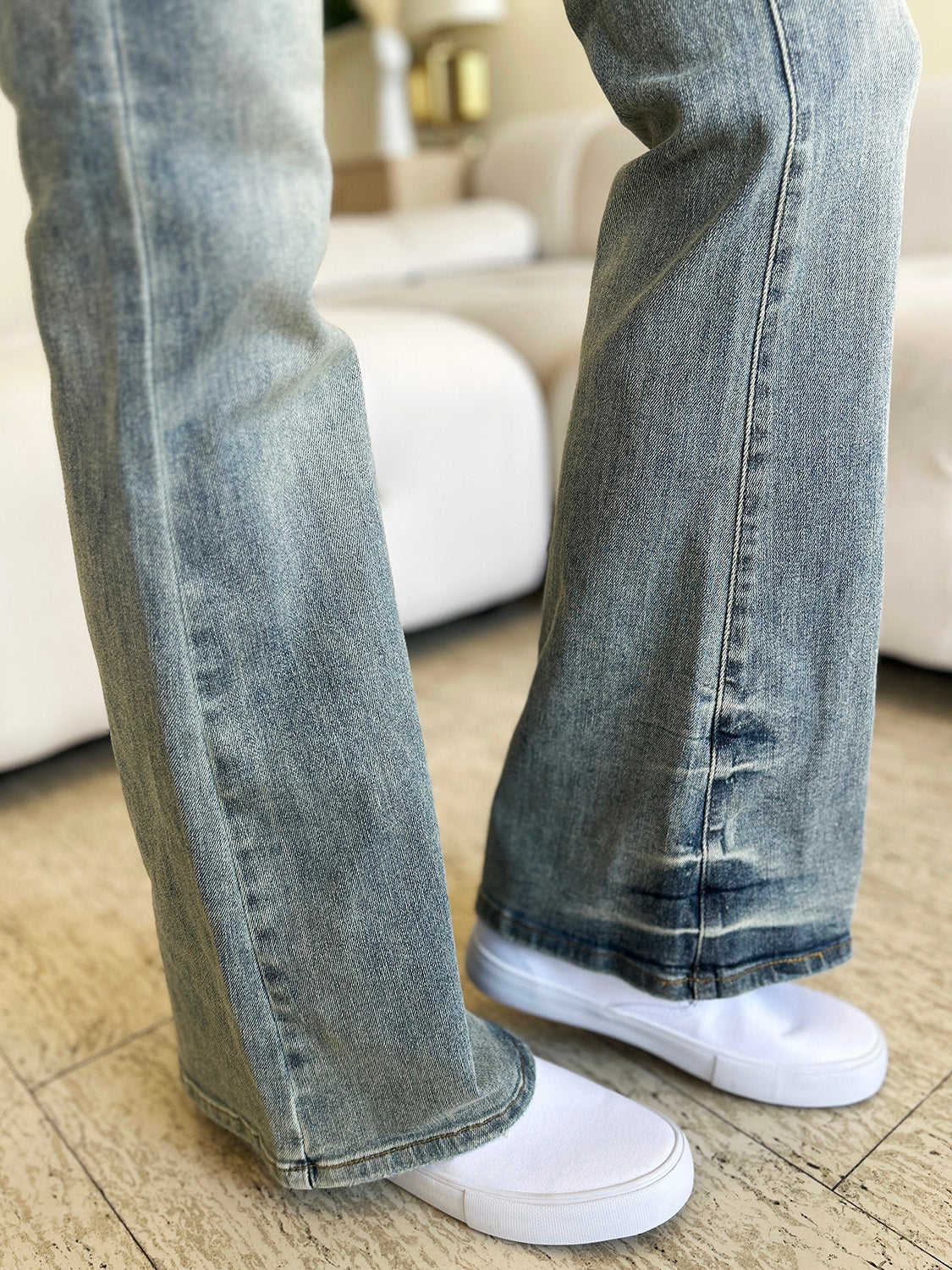 Focus On The Present High Waist Flare Jeans