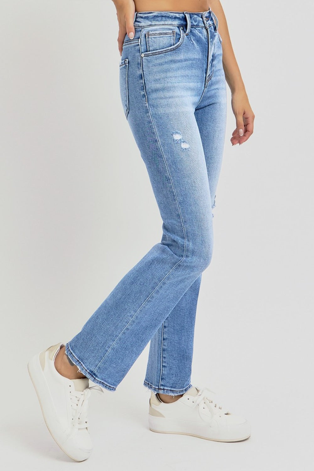Make It Happen High-Rise Ankle Straight Jeans