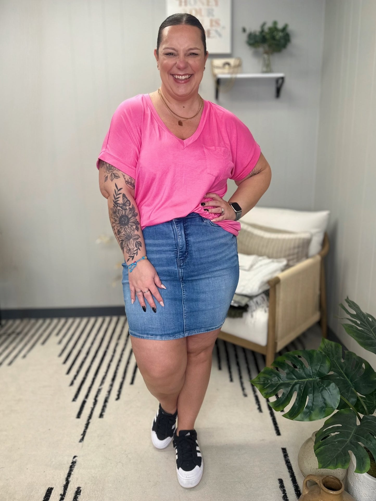 Haley High Rise Control Top Skirt