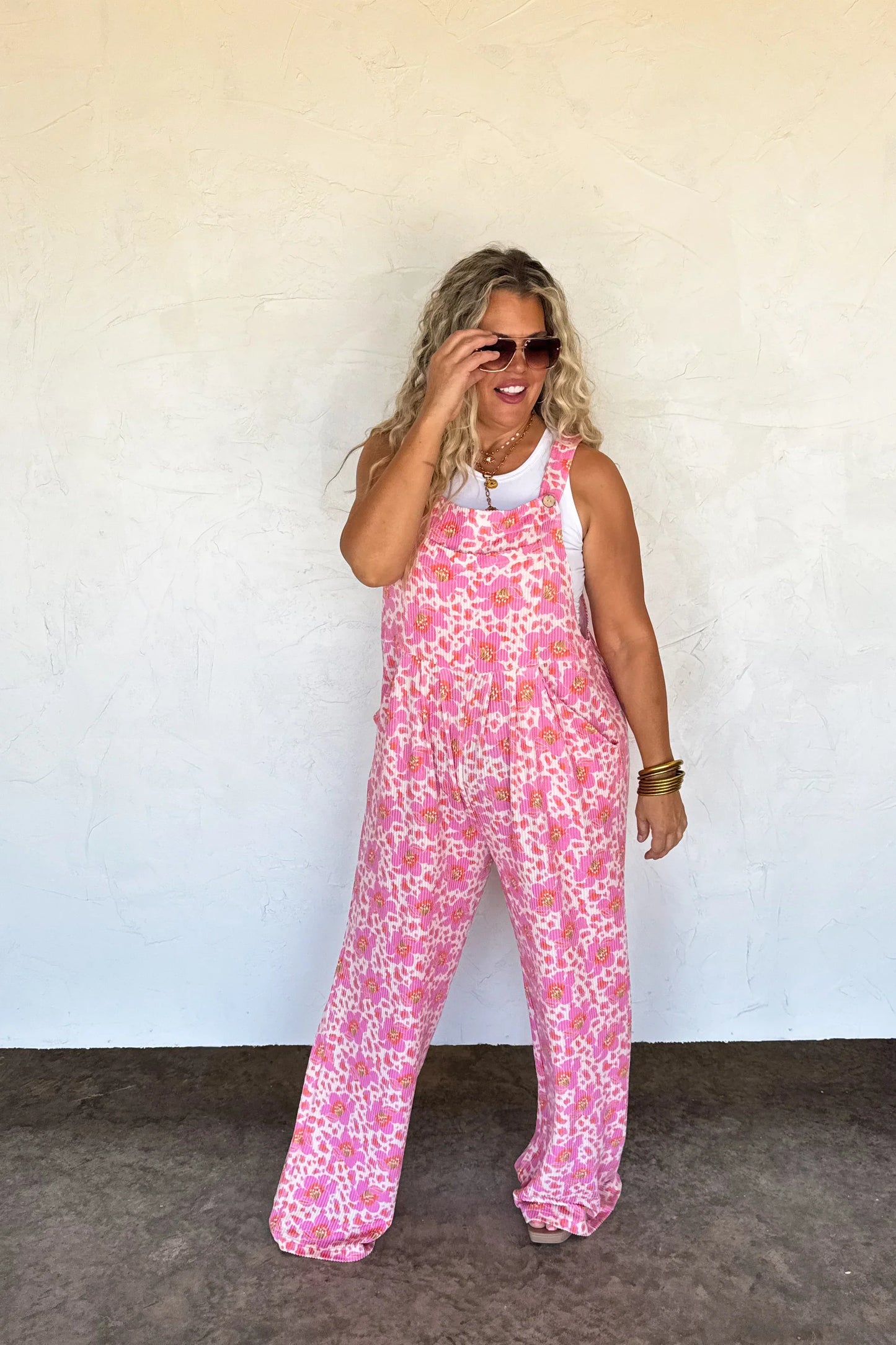 Cassidy Floral Boho Overalls