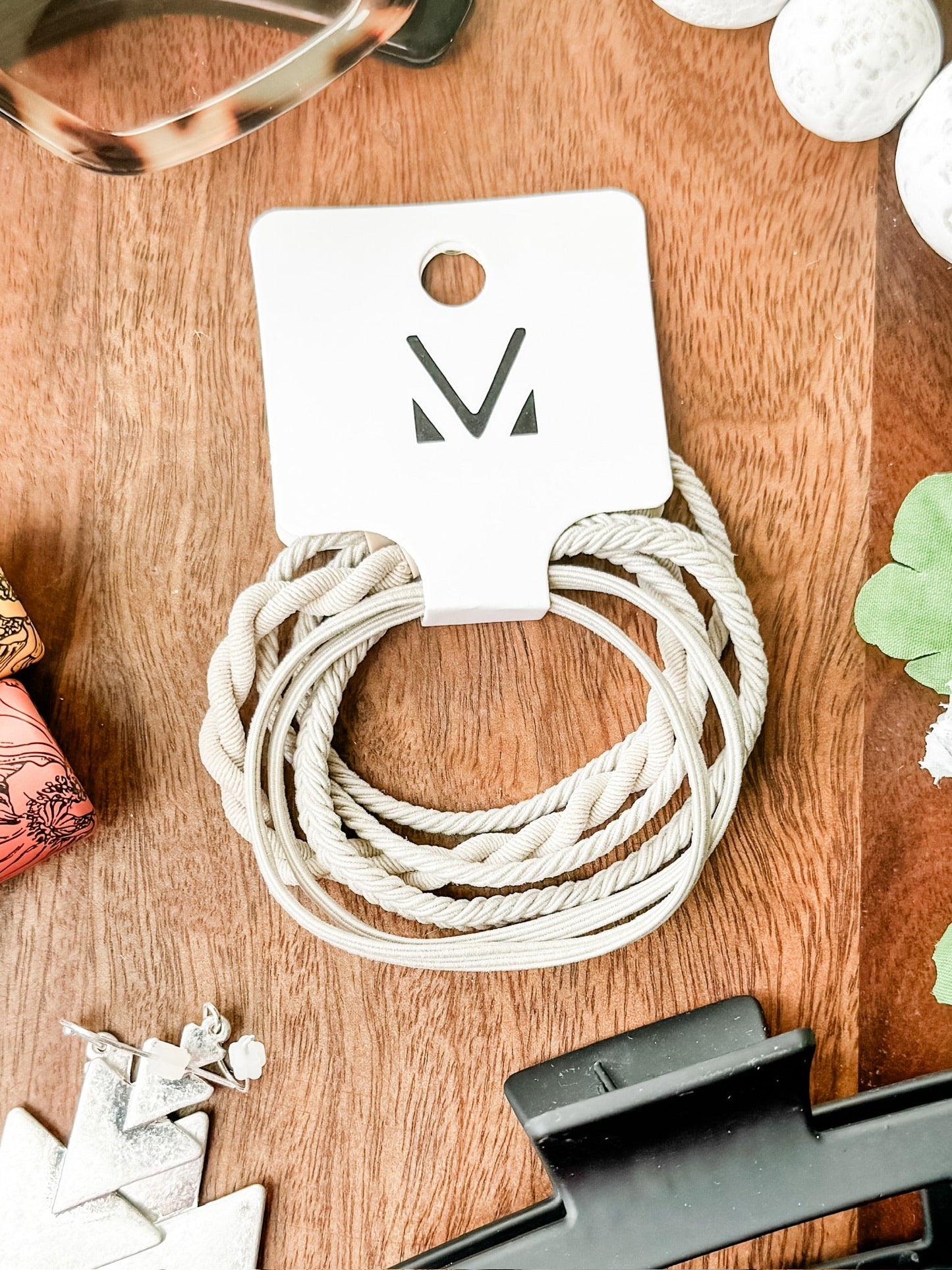 Michelle Mae Hair Tie Bracelet Sets - Colored Twists and Braids | Hair Accessories