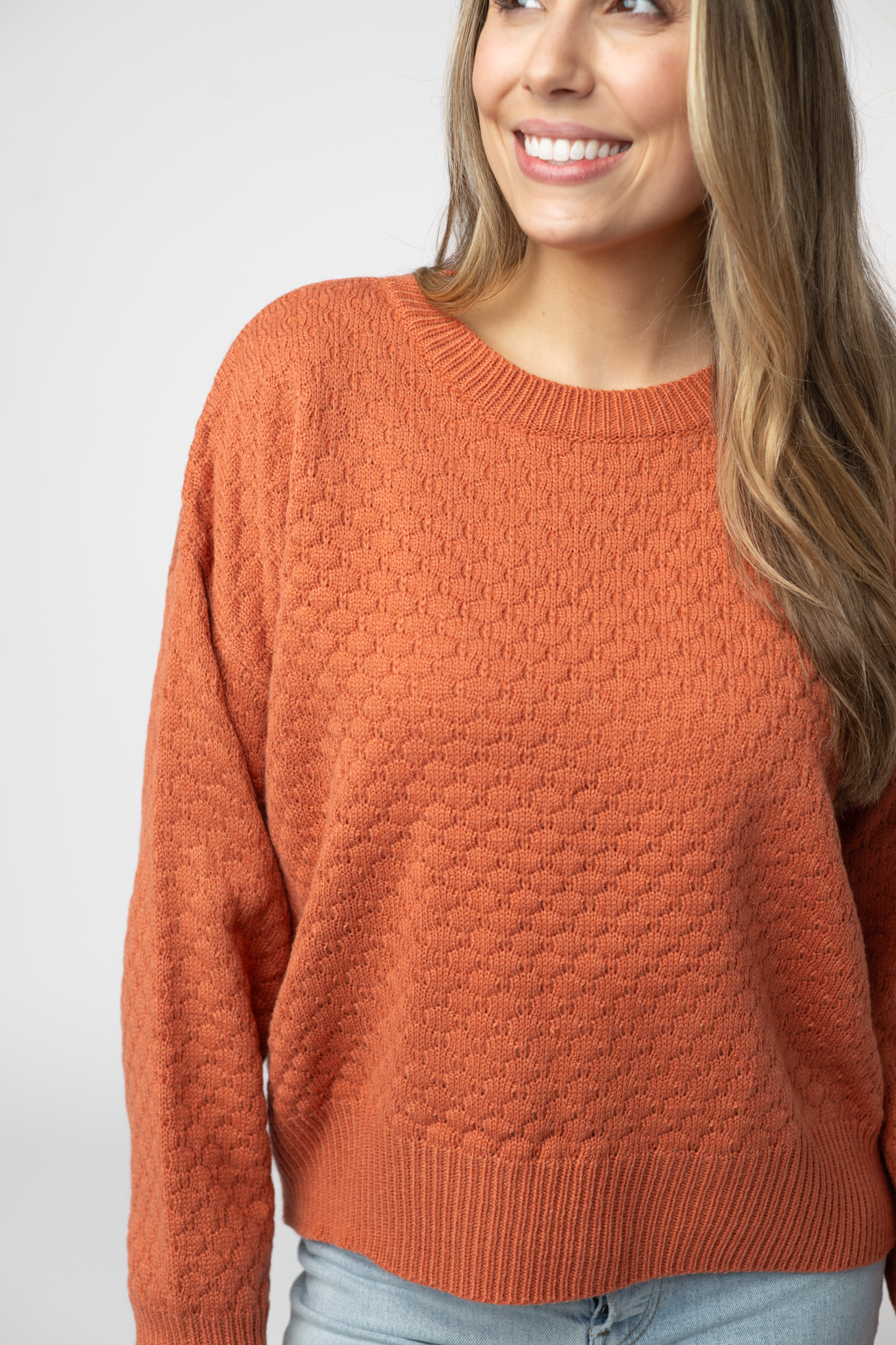 Michelle Mae Gianna Pullover Sweater - Pumpkin