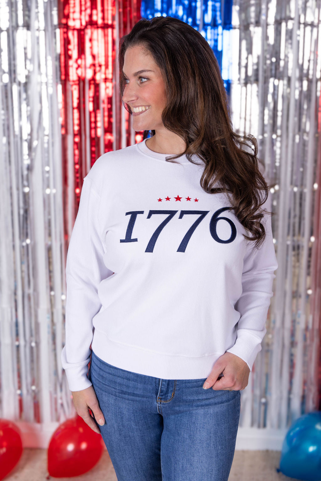 Michelle Mae Corrine Embroidered Pullover Top - 1776