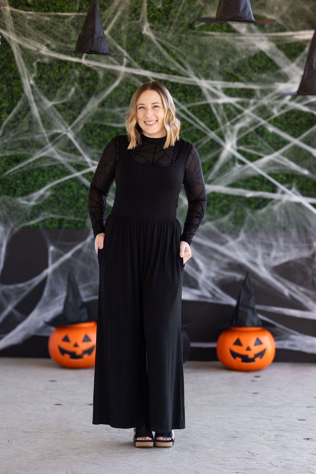 Michelle Mae Paige Jumpsuit - Black
