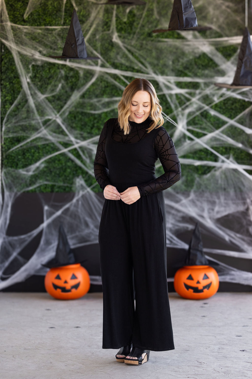 Michelle Mae Paige Jumpsuit - Black