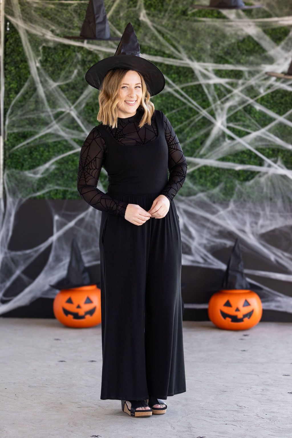 Michelle Mae Paige Jumpsuit - Black