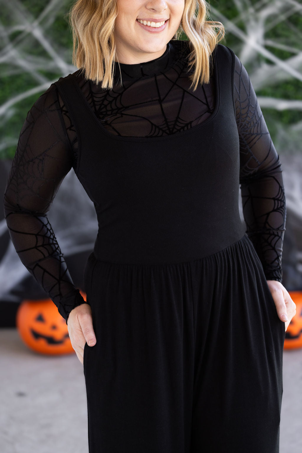 Michelle Mae Paige Jumpsuit - Black