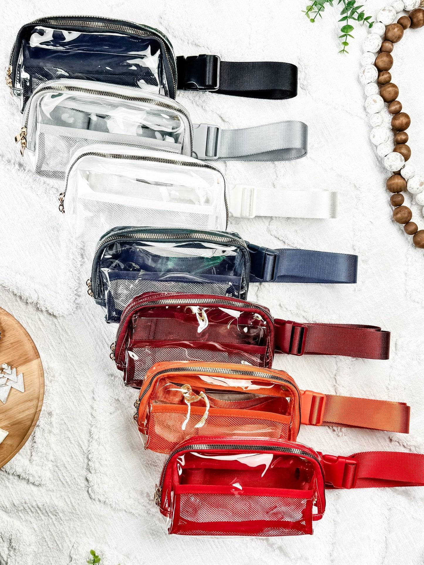 Michelle Mae Clear Bag - Multiple Color Options