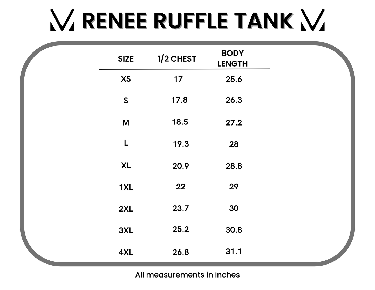 Michelle Mae Renee Ruffle Tank Top - American Bows