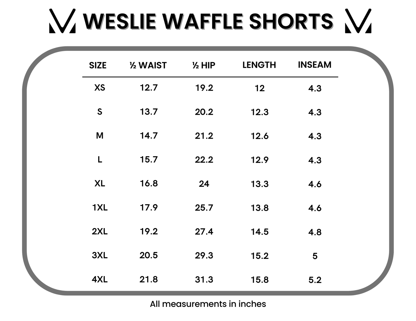 Michelle Mae Weslie Waffle Shorts - Turquoise