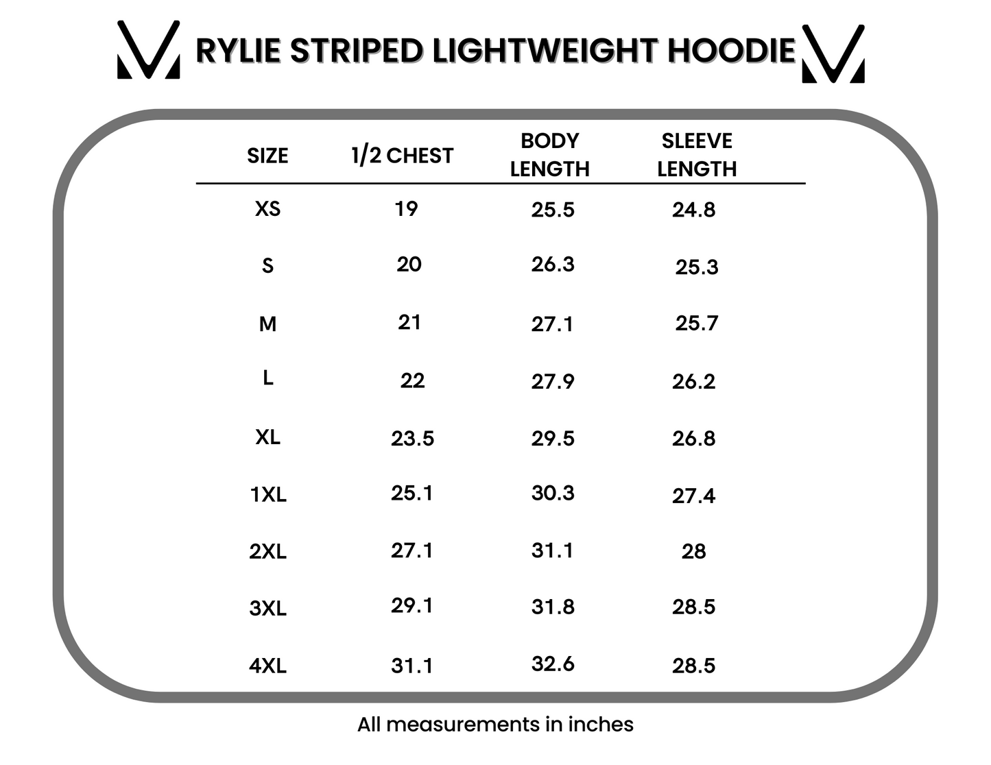 Michelle Mae Rylie Striped Lightweight Hoodie - Blue and Purple