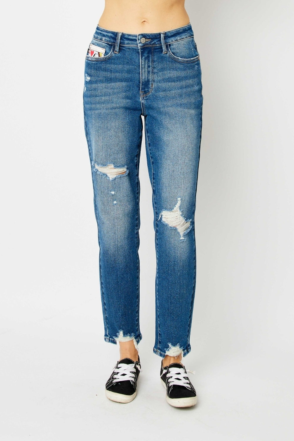 Yesterday's Dreams Distressed Slim Jeans