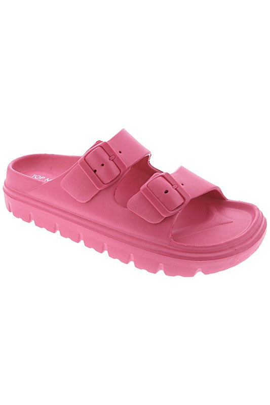 Taste The Rainbow Buckle Sandals