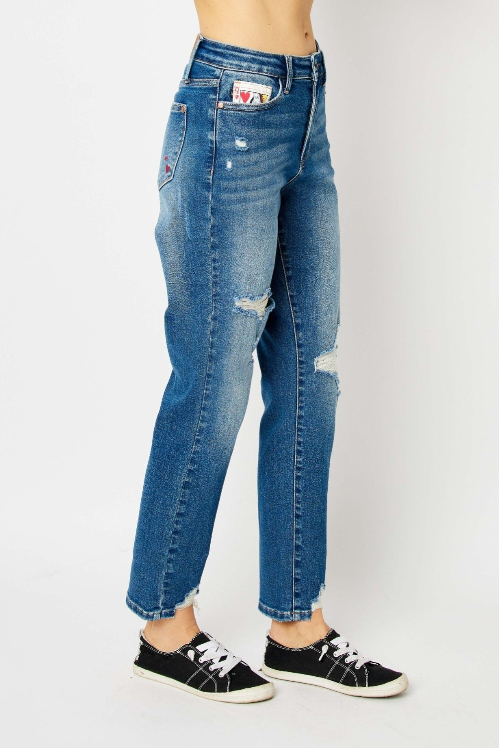 Yesterday's Dreams Distressed Slim Jeans
