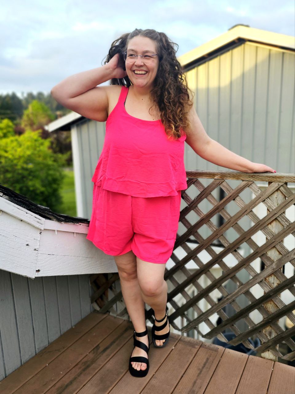 Not Like Us Tiered Romper