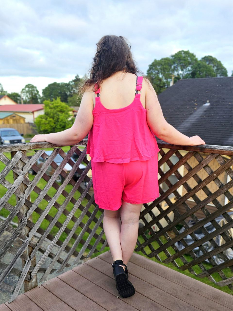 Not Like Us Tiered Romper