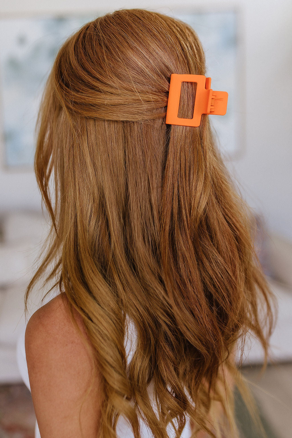 Claw Clip Set of 4 in Orange **FINAL SALE**