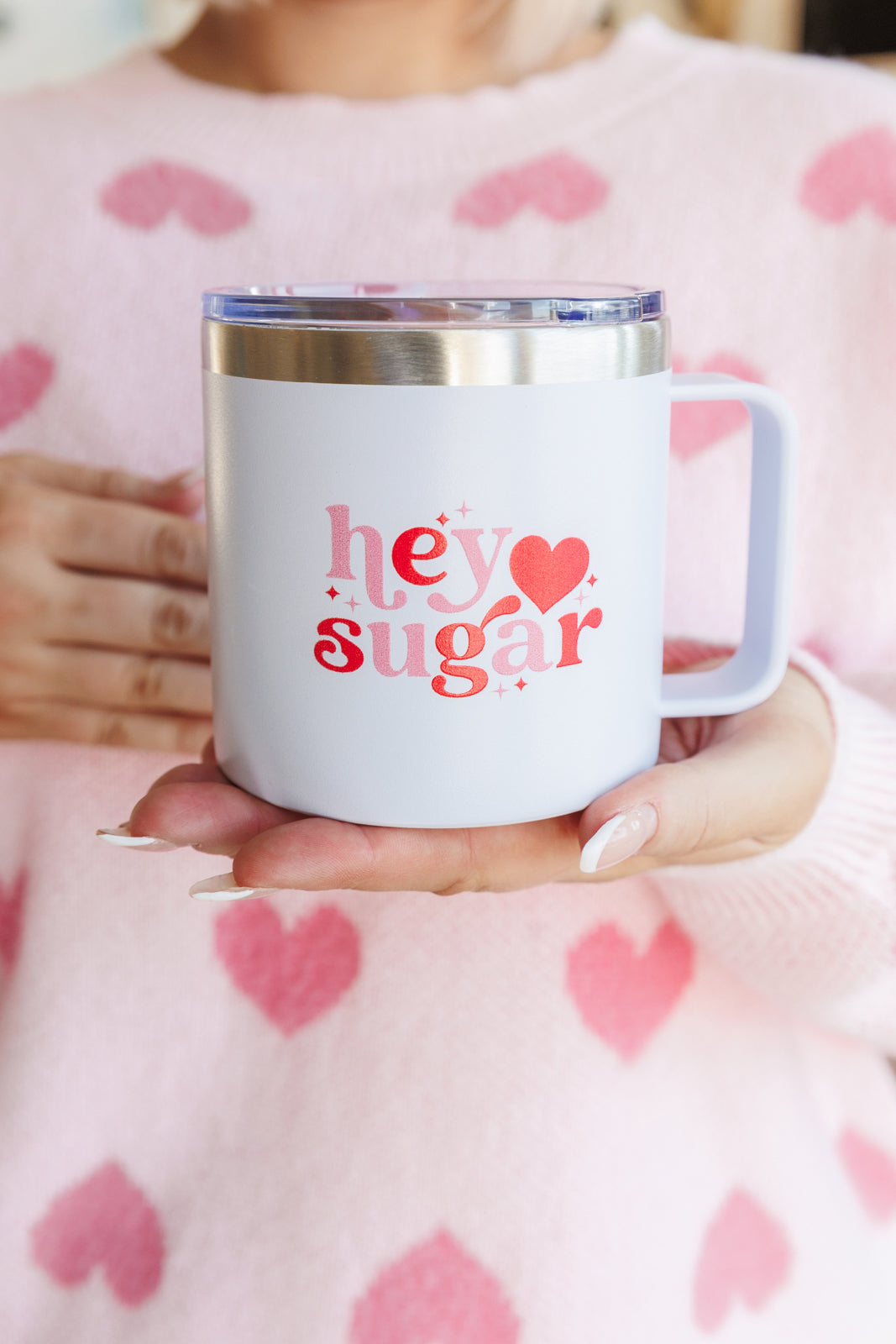 Hey Sugar 14 Oz Double Walled Travel Mug **FINAL SALE**