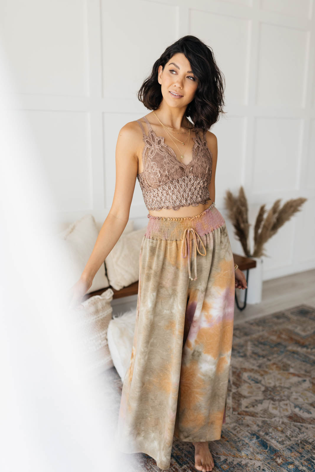 Live In Lace Bralette in Mauve **FINAL SALE**