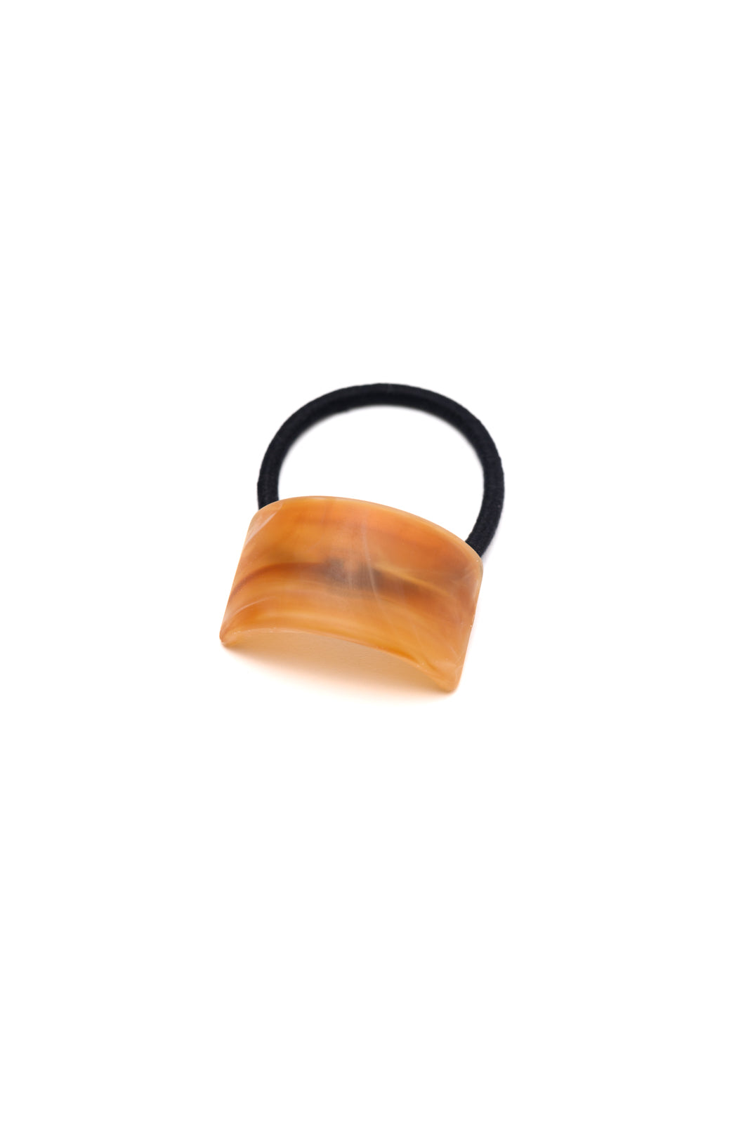 Rectangle Cuff Hair Tie Elastic in Amber **FINAL SALE**