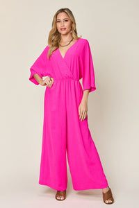 Wendy Ann's Wide Leg Jumpsuit with Pockets