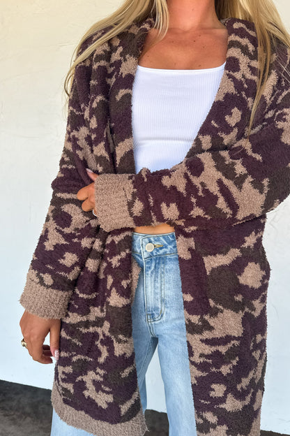 CAMO CLOUD CARDIGAN
