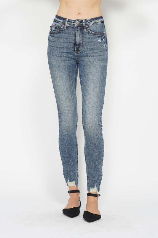 Moyra's Tummy Control Vintage Wash Skinny Jeans