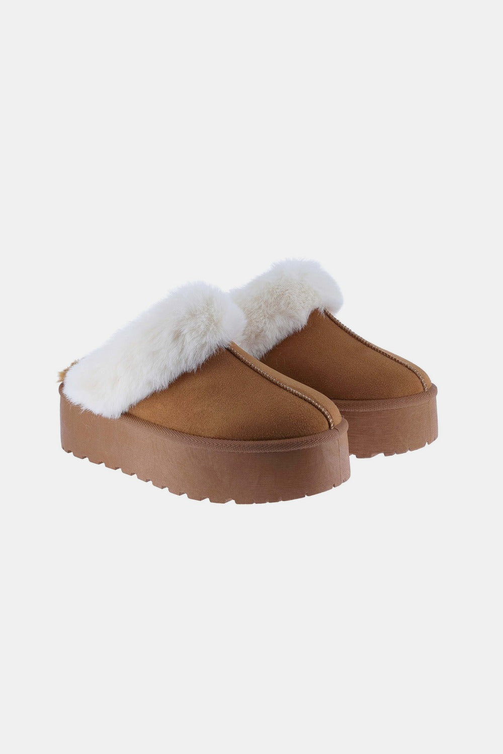 Cozy Luxe Snow Slippers-tan