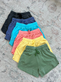 Michelle Mae French Terry Stevie Shorts - Capri Blue