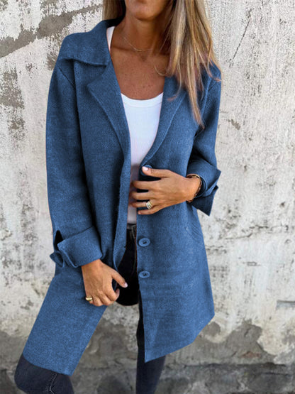 PREORDER: Chic Buttoned Longline Coat