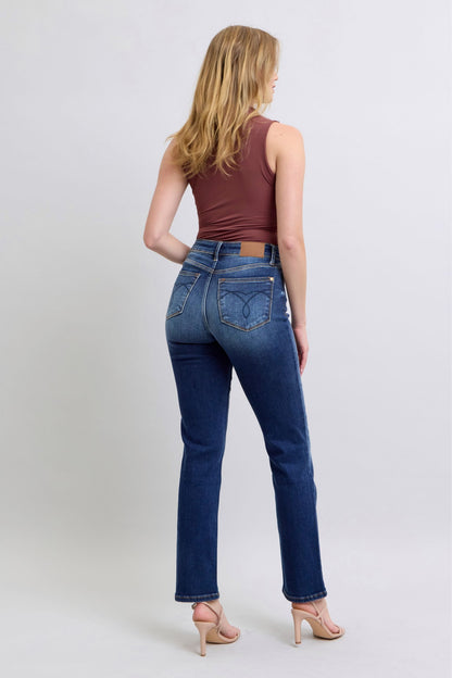 Everyday Ease Washed Straight Leg Jeans