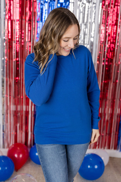 Michelle Mae America Pullover - Blue