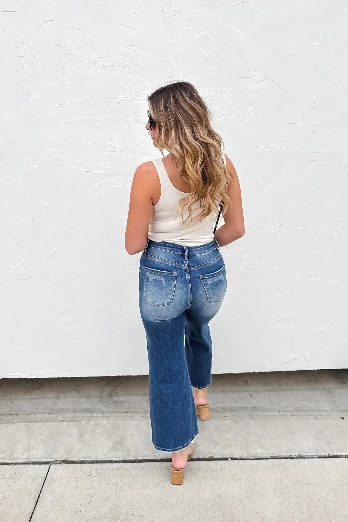 PREORDER- ASH CROP WIDE LEG JEAN