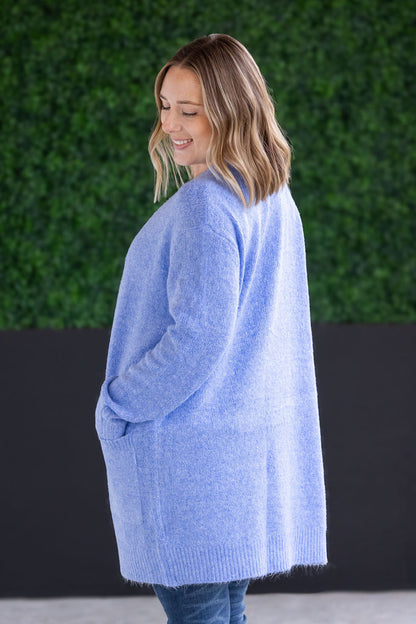 Michelle Mae Madison Cozy Cardigan - Blue