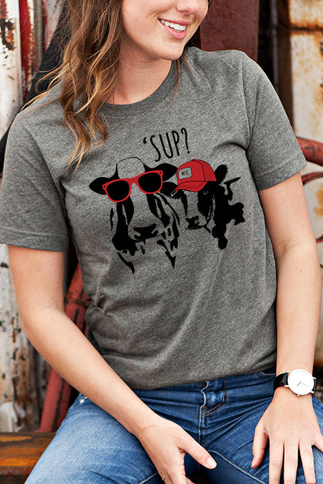 'sup? Cows Graphic Tee