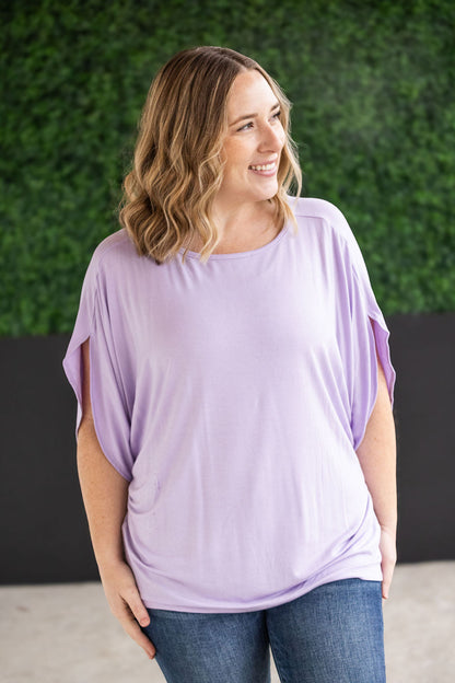 Michelle Mae Darcy Dolman Top - Lavender