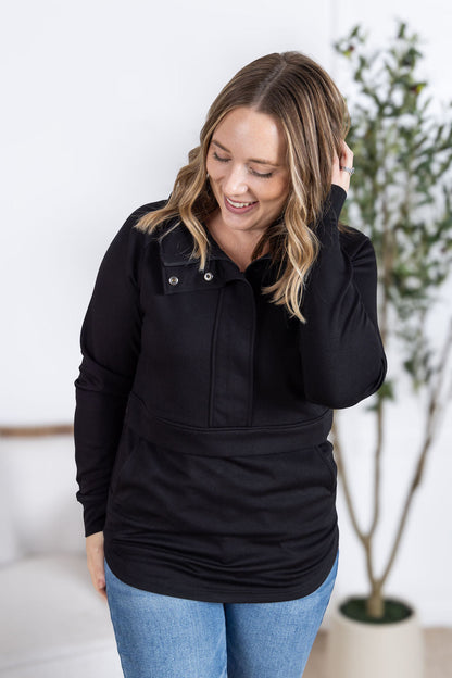 Michelle Mae Mia Scuba Halfzip - Black