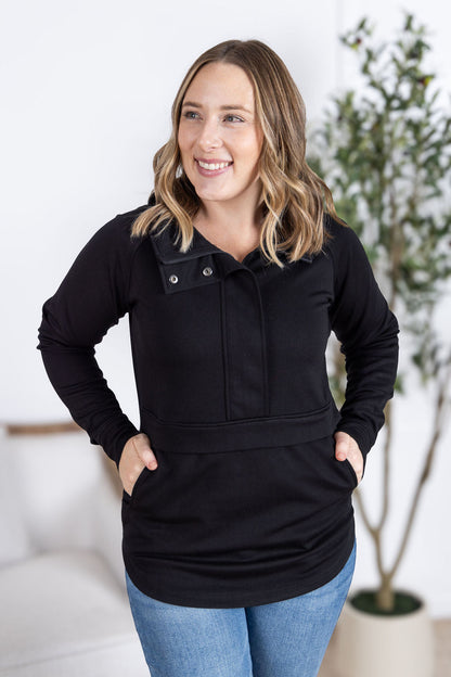 Michelle Mae Mia Scuba Halfzip - Black
