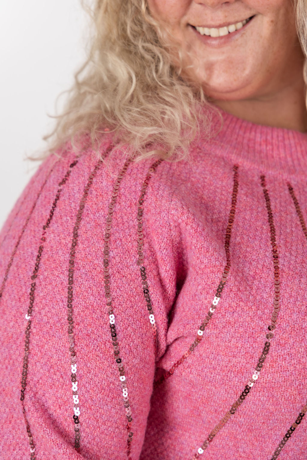 Michelle Mae Sparkle Stripes Sweater